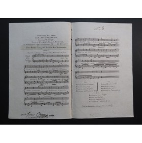 GAVEAUX Pierre La Chanson des Noces Chant Guitare ca1820