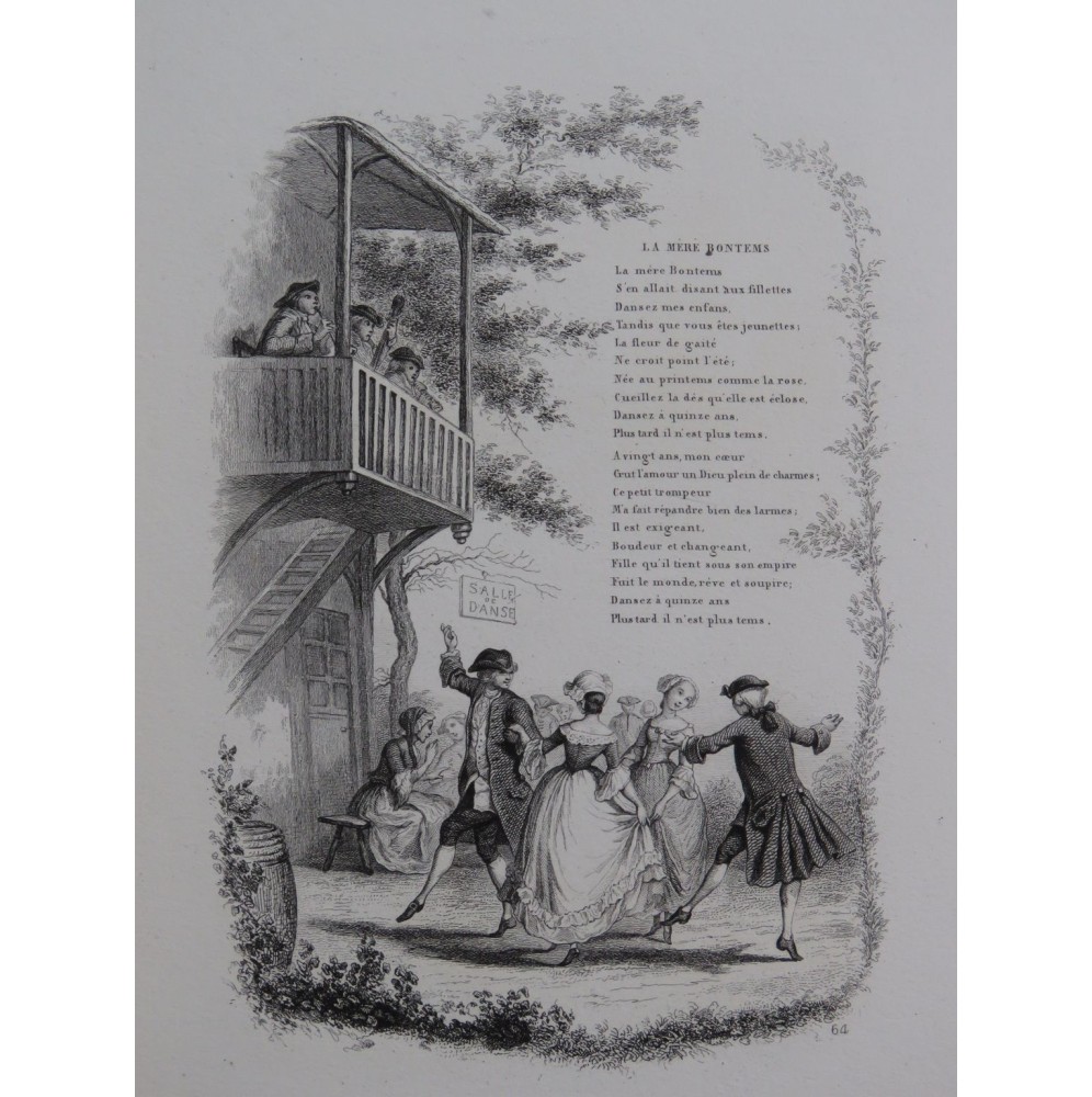 COLET Hippolyte La Mère Bontemps Chant Piano XIXe