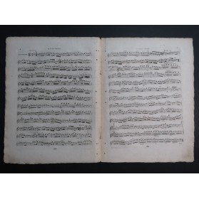 TULOU Jean-Louis Trois Duos op 3 1er Violon ca1815