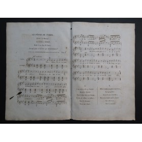 BÉRAT Frédéric Le Pâtre du Tyrol Chant Guitare ca1830
