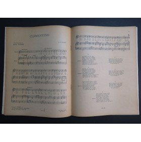 Mélodies du Folklore Américain Chant Piano 1945