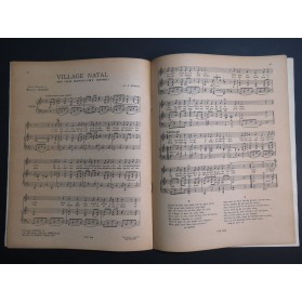Mélodies du Folklore Américain Chant Piano 1945
