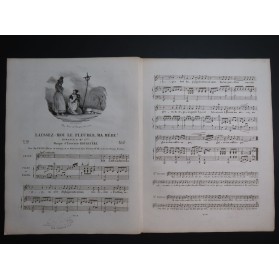 BRUGUIÈRE Édouard Laissez moi le pleurer, ma mère ! Chant Piano ou Harpe ca1830