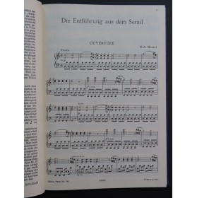 MOZART W. A. Die Entführung Aus Dem Serail Opéra Chant Piano 1956