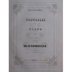 LE CORBEILLER Charles...