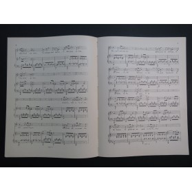 SCHUBERT Franz La Sérénade Chant Piano