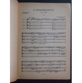 BUTTING Max Streichquartett A moll op 16 Violon Alto Violoncelle 1920