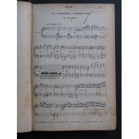 MEYERBEER Giacomo Les Huguenots Opéra Chant Piano ca1890