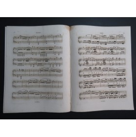 MOZART W. A. La Flûte Enchantée Ouverture Piano 4 mains ca1862