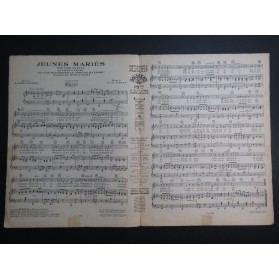 VAN PARYS Georges Jeunes Mariés Chant Piano 1933