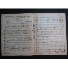 YOUMANS Vincent Heureux tous les deux Chant Piano 1926