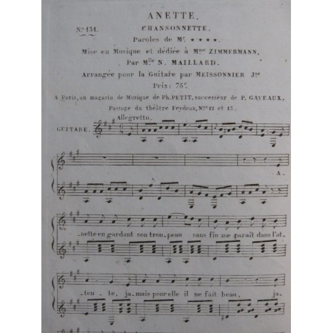 MAILLARD Nélia Anette Chant Guitare ca1820