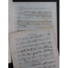 DE BÉRIOT Charles Air Varié No 7 op 15 Violon Piano ca1830