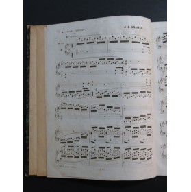 CRAMER J. B. Etudes 24 Pièces pour Piano ca1855