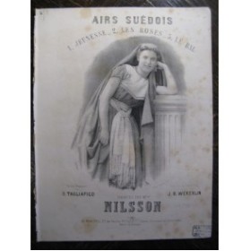 WEKERLIN J. B. Air Suédois Chant Piano 1892