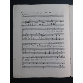 BISHOP O Dinna Ask Me Ballade Ecossaise Chant Piano ou Harpe XIXe