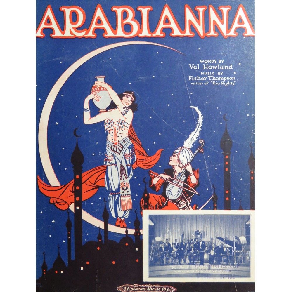 THOMPSON Fisher Arabianna Chant Piano 1923