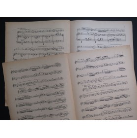 MOREAU Léon Evocations Rythmiques Piano Hautbois 1927