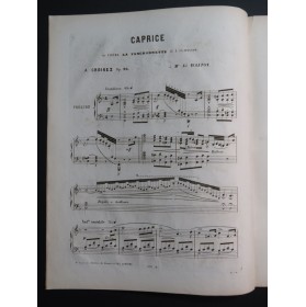 CROISEZ Alexandre Caprice op 95 Piano ca1857