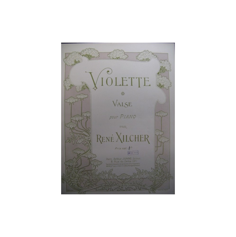 XILCHER René Violette Valse Piano