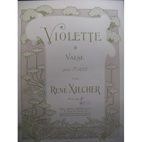 XILCHER René Violette Valse Piano