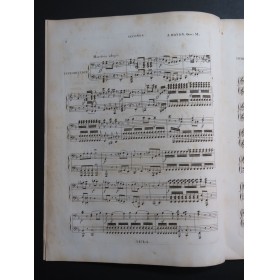 CZERNY Charles Les Sept Paroles de J. C. J. Haydn Piano 4 mains ca1845