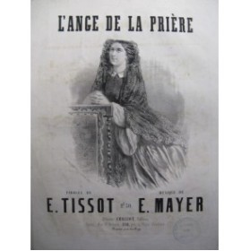 MAYER Ernest L'Ange de la Prière Chant Piano XIXe