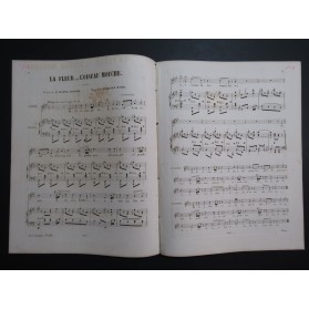 DAVID Félicien La Fleur et L'Oiseau Mouche Chant Piano ca1840