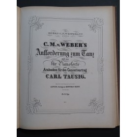 WEBER BEETHOVEN SCARLATTI SCHUBERT STRAUSS Pièces Piano XIXe