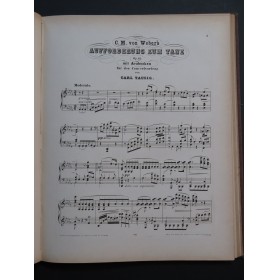 WEBER BEETHOVEN SCARLATTI SCHUBERT STRAUSS Pièces Piano XIXe