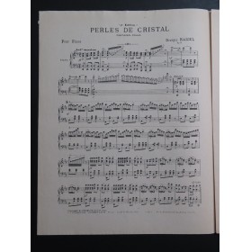HAMEL Georges Perles de Cristal op 8 Piano 1913