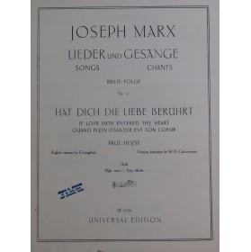 MARX Joseph Hat dich die...