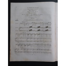 ROSSINI G. Le Barbier de Séville No 3 Chant Piano ou Harpe ca1820