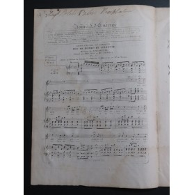 ZINGARELLI N. A. Romeo et Juliette Duo Chant Piano ou Harpe ca1820