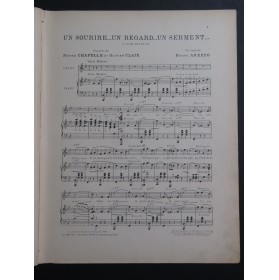 AREZZO Pierre Un sourire...un regard...un serment..! Chant Piano 1910
