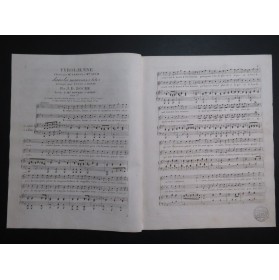 DOCHE J. D. Tyrolienne Chant Piano ou Harpe ca1820