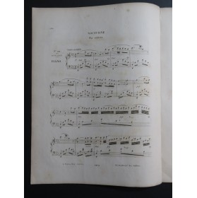 DÖHLER Théodore Nocturne op 24 Piano ca1840