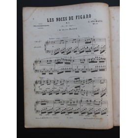 STAMATY Camille Les Noces de Figaro No 1 Varié op 42 Piano ca1860