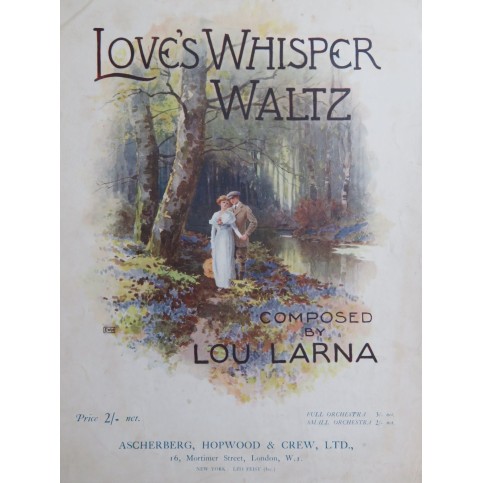 LARNA Lou Love's Whisper Piano 1919