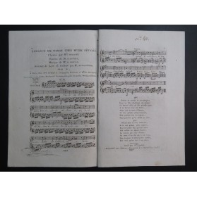 BERTON Henri Ninon chez Madame de Sévigné No 7 Chant Guitare ca1810