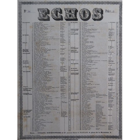 WEKERLIN J. B. Je ne vous dirai pas : J'aime Haydn Chant Piano ca1880