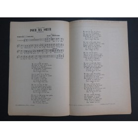 Pour ma soeur Emile Spencer Chant