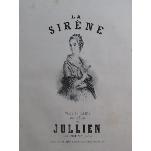 JULLIEN La Sirène Piano ca1850
