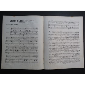 CLAPISSON Louis Jeanne s'amuse en chemin Chant Piano ca1850