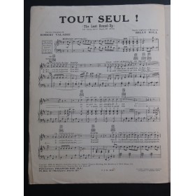 HILL Billy Tout Seul ! Chant Piano 1934