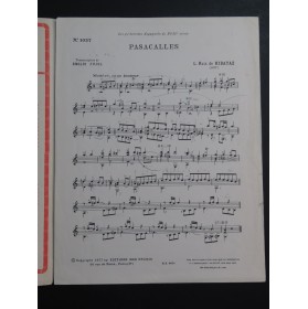 DE RIBAYAZ L. Ruiz Pasacalles Guitare 1957