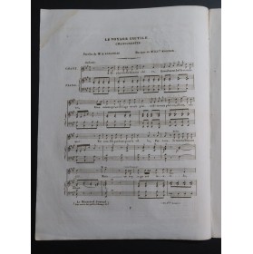 MAGNER Edouard Le Voyage Inutile Chant Piano 1838