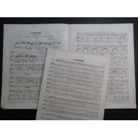 HENRION Paul La Bavarde Chant Piano ca1852