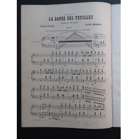 MATTEI Tito Danse des Feuilles op18 Piano ca1865