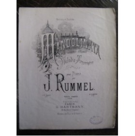 RUMMEL Joseph Mandolinata Piano 1871